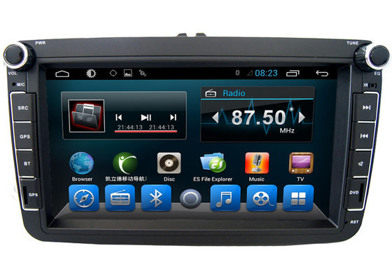 चीन Black Volkswagen Deckless 8 Inch Car GPS Navigation Android AST - 8087 आपूर्तिकर्ता