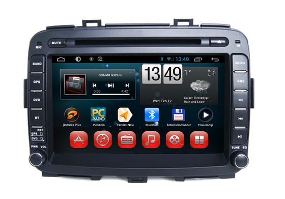 चीन Carens Android Car Stereo KIA Navigation System Capacitive Quad Core आपूर्तिकर्ता