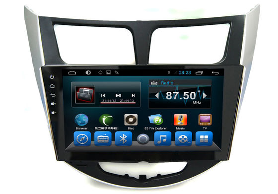 चीन Android 2 Din Radio System GPS Auto Navigation Verna Accent Solaris Car Video Audio Player आपूर्तिकर्ता