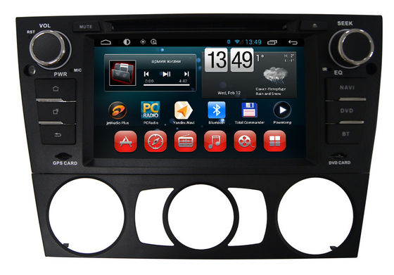 चीन Central Multimedia Double Din Car Dvd Players BMW 3 Manual With GPS Bluetooth आपूर्तिकर्ता