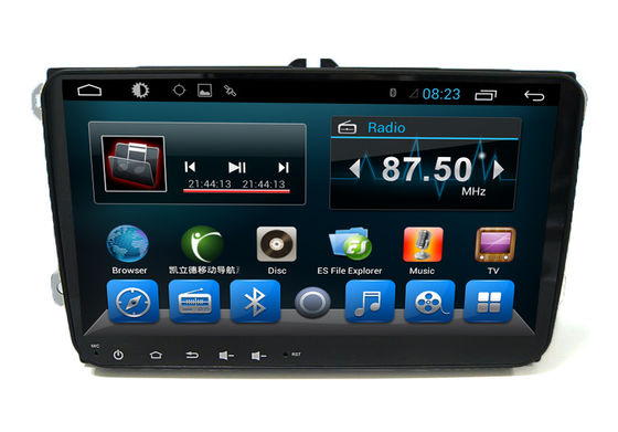 चीन 2 Din Quad Core Car Stereo Multimedia Volkswagen GPS Navigation System for Tiguan आपूर्तिकर्ता