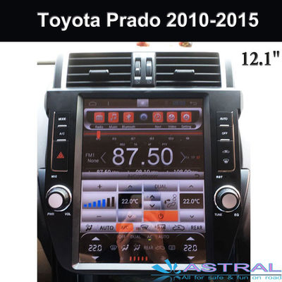 चीन Automotive Android Multimedia Kitkat Toyota GPS Navigation Tesla Touch Screen Prado 2010 2015 आपूर्तिकर्ता