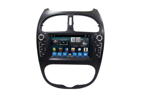 चीन Android Car FM AM Radio Receiver Gps Navigation System for Peugeot 206 आपूर्तिकर्ता