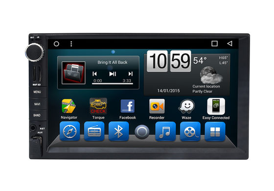 चीन Automotivo Universal Double Din Car Dvd Player , Central GPS DVD 7 Inch Touch Screen आपूर्तिकर्ता