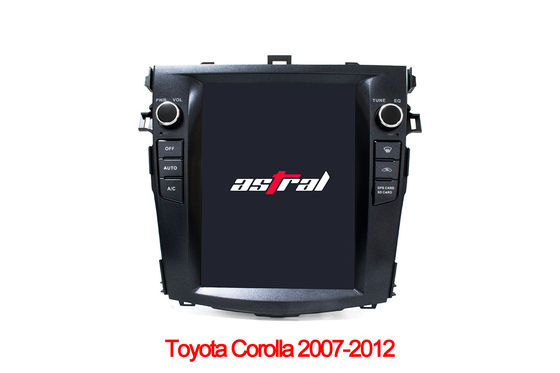 चीन 9.7 इंच टोयोटा कोरोला 2012 वर्टिकल स्क्रीन सिंगल डिन इन डैश नेविगेशन सिस्टम मिरर लिंक के साथ आपूर्तिकर्ता