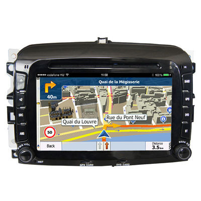चीन Double Din FIAT Navigation System High Resolution With Capacitive Touch Panel आपूर्तिकर्ता