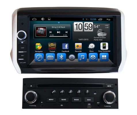 चीन 2 Din Radio Car Touch Screen Peugeot Navigation System 208 Peugeot 2008 आपूर्तिकर्ता